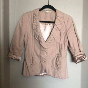 Cabi sz 6 Blush Pink Petal 3/4 sleeve Blazer